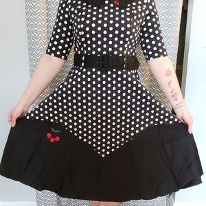 NWT Collectif Cherry Swing Dress